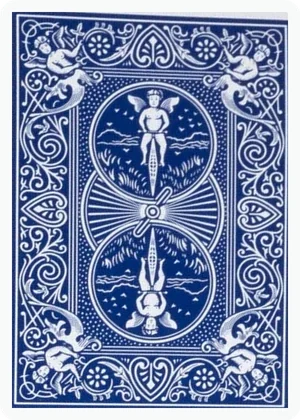 Bicycle Jumbo Index, back of the card